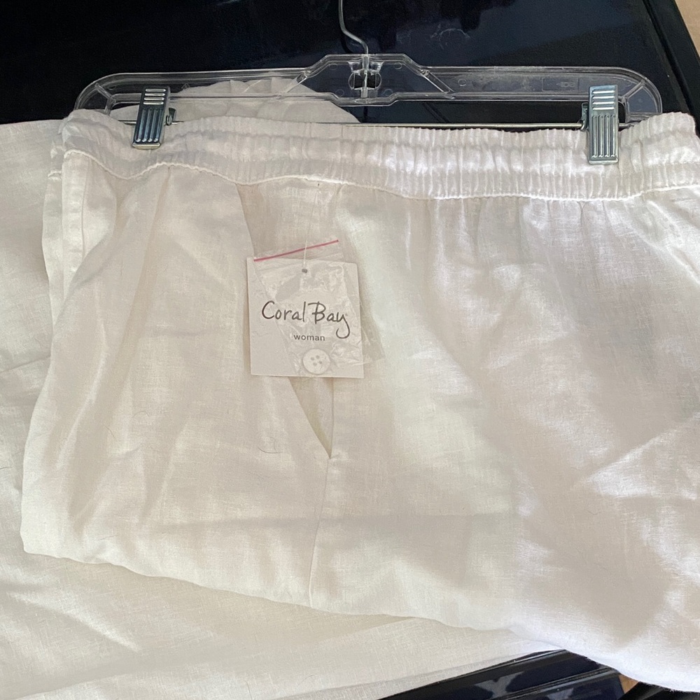 Coral Bay Women's Crisp White Trousers